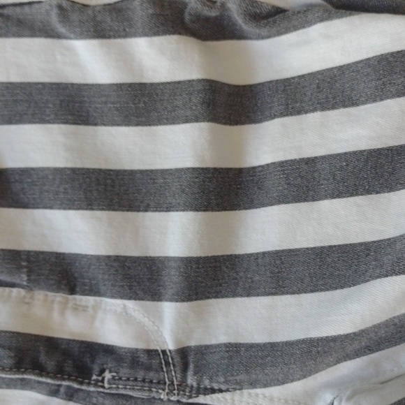 Dex Monochrome Striped Pants Jeans Sz 25 - Picture 2 of 4